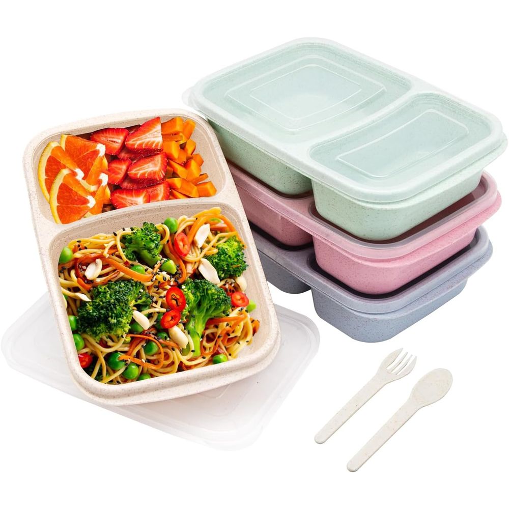 Meal Prep Lunch Boxes - Набор из 4 контейнеров для бенто-ланчей,