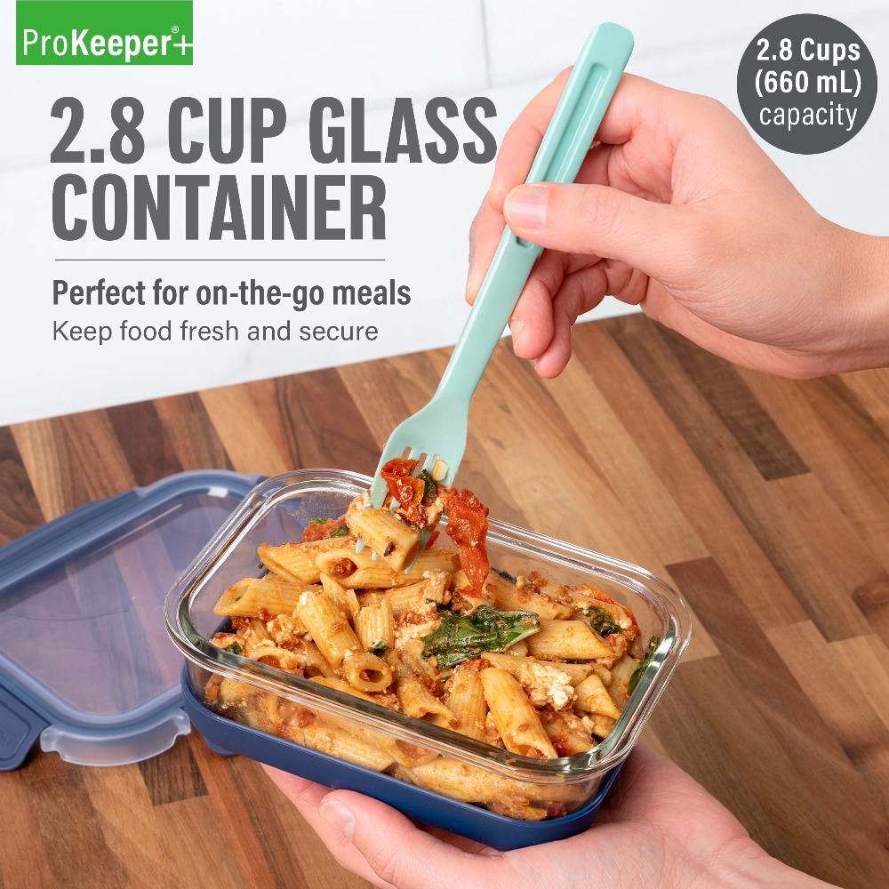 Meal Prep Lunch Boxes - Стеклянный контейнер для хранения продуктов объемом