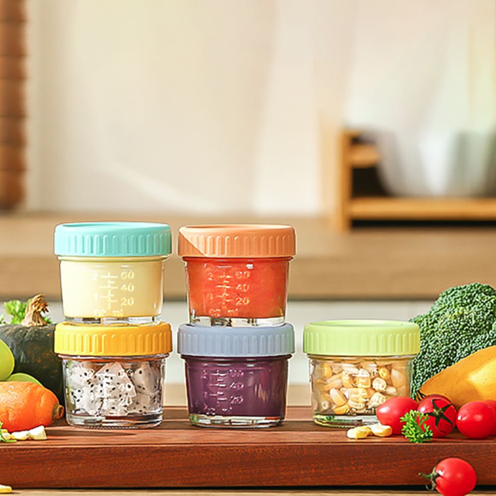 Salad Container Jar - 6 шт., стеклянная банка Mason для