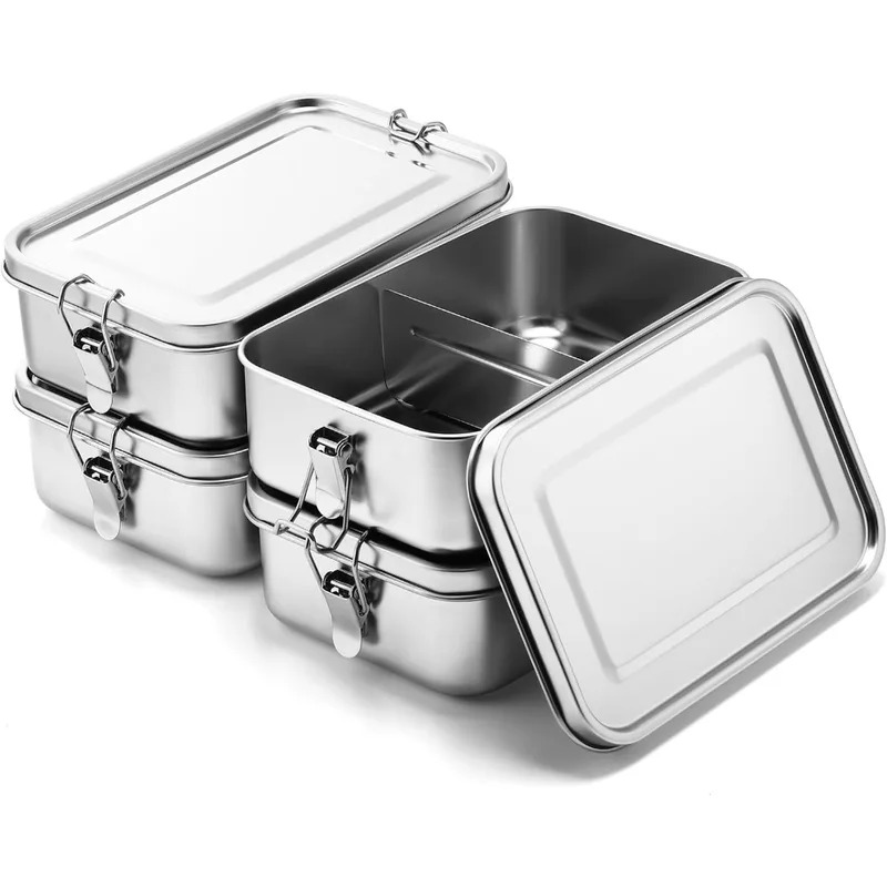 Meal Prep Lunch Boxes - Ланч-бокс из нержавеющей стали 304, 1200/2400