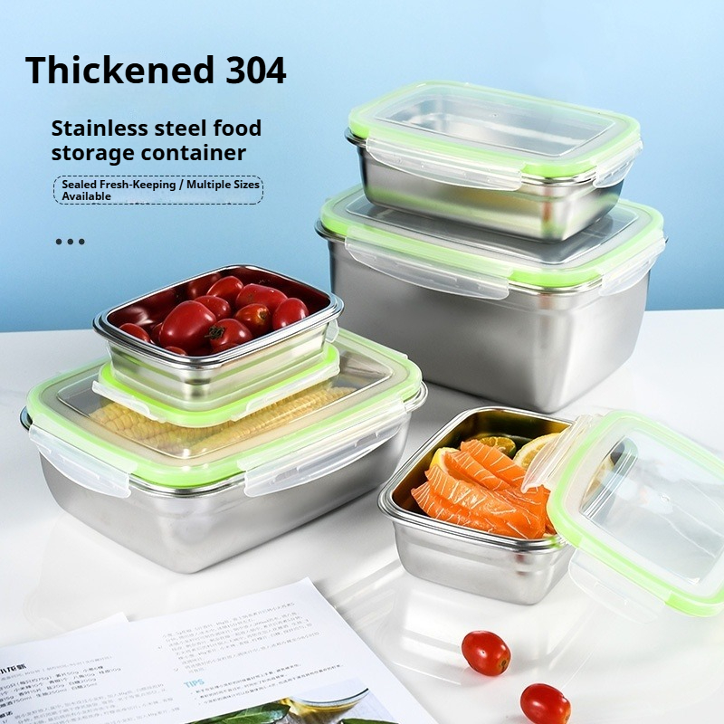Stainless Bento Box - Набор ланч-боксов из нержавеющей стали 304