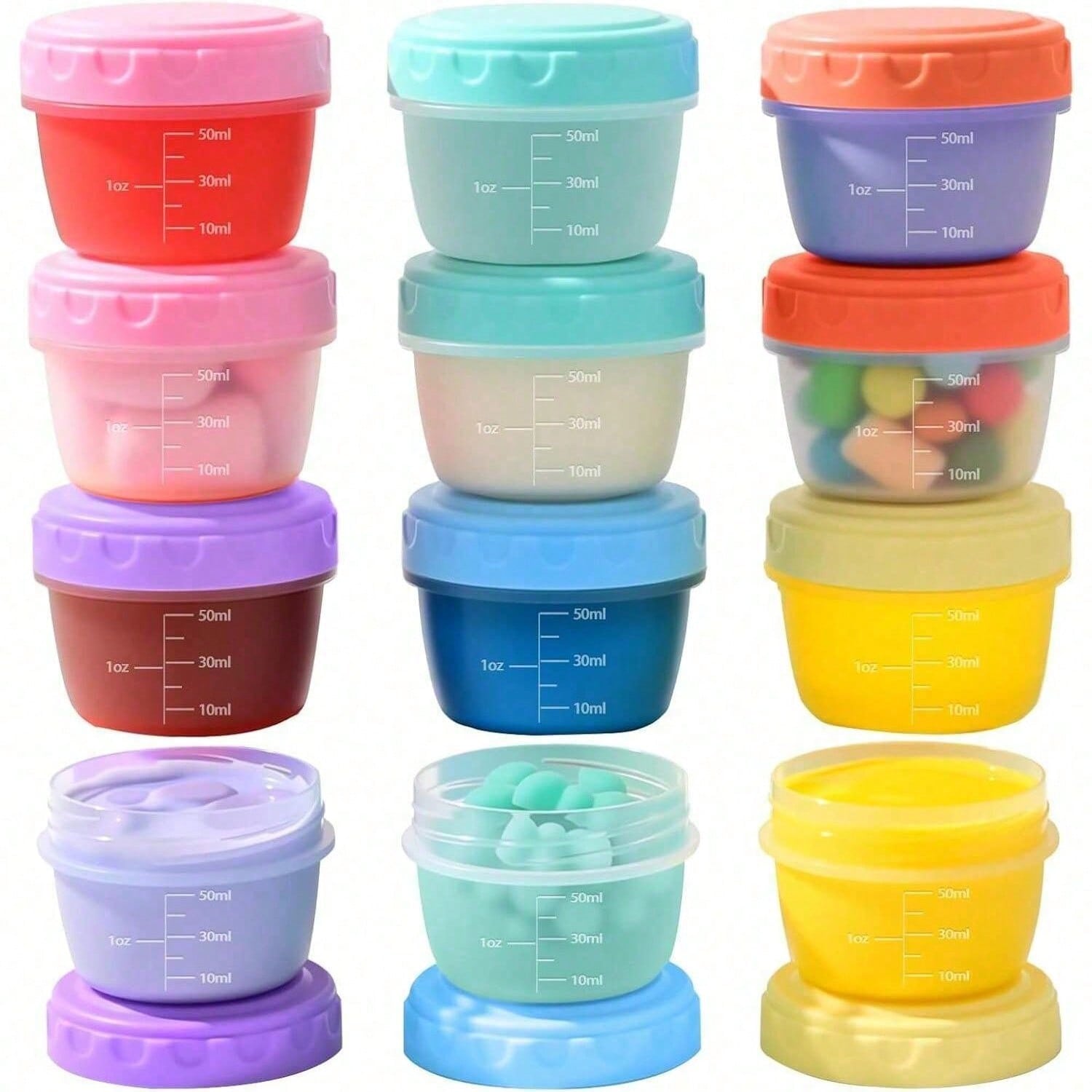 Salad Container Jar - 1-6 упаковок, 2,7 унции, контейнер для