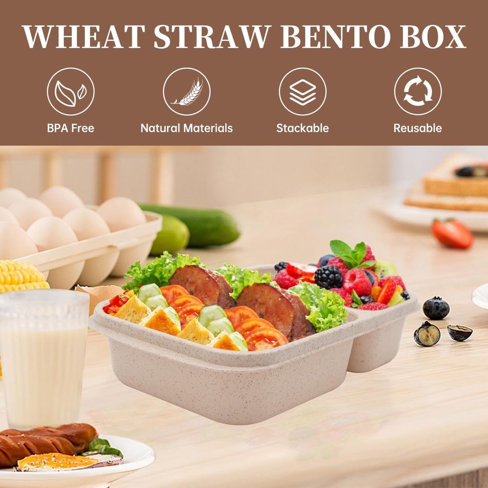 Набор из 4 контейнеров для бен – обзор и цена Meal Prep Lunch Boxes