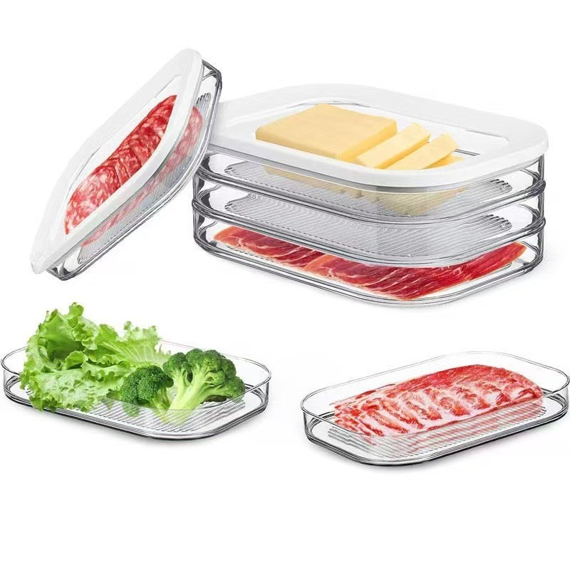 Трехслойный контейнер для хран – обзор и цена Meal Prep Cold Lunches