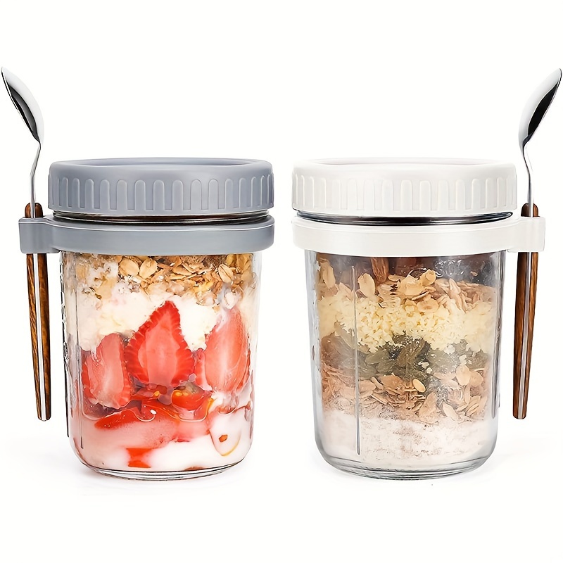 Стеклянная чашка для овсяных п – обзор и цена Salad Container Jar