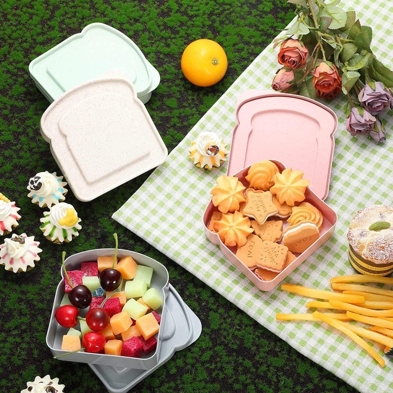 1/4 шт., контейнер для сэндвич – обзор и цена Meal Prep Lunch Boxes