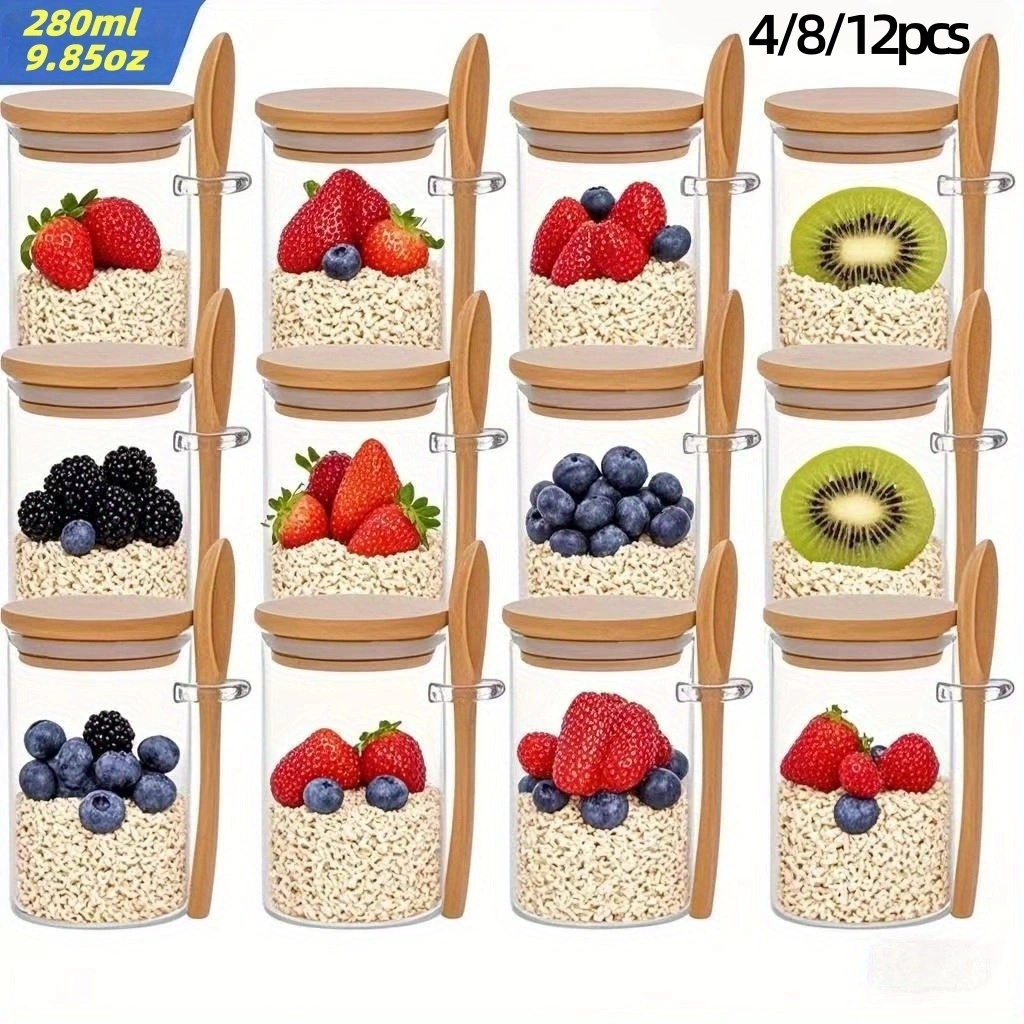 Набор из 4/8/12 стаканов для з – обзор и цена Meal Prep Oatmeal