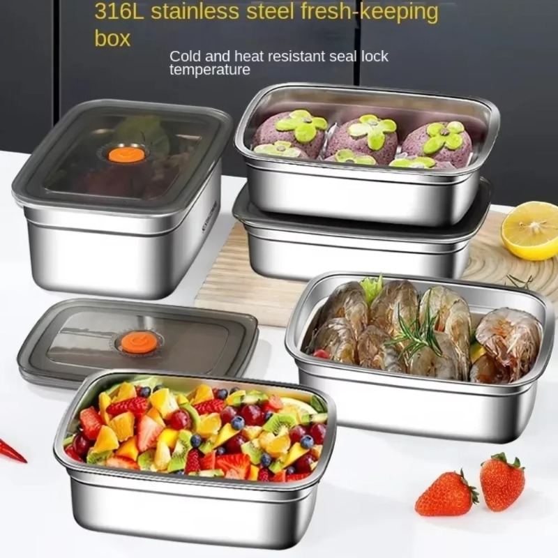 Герметичный ланч-бокс из нержа – обзор и цена Meal Prep Lunch Boxes