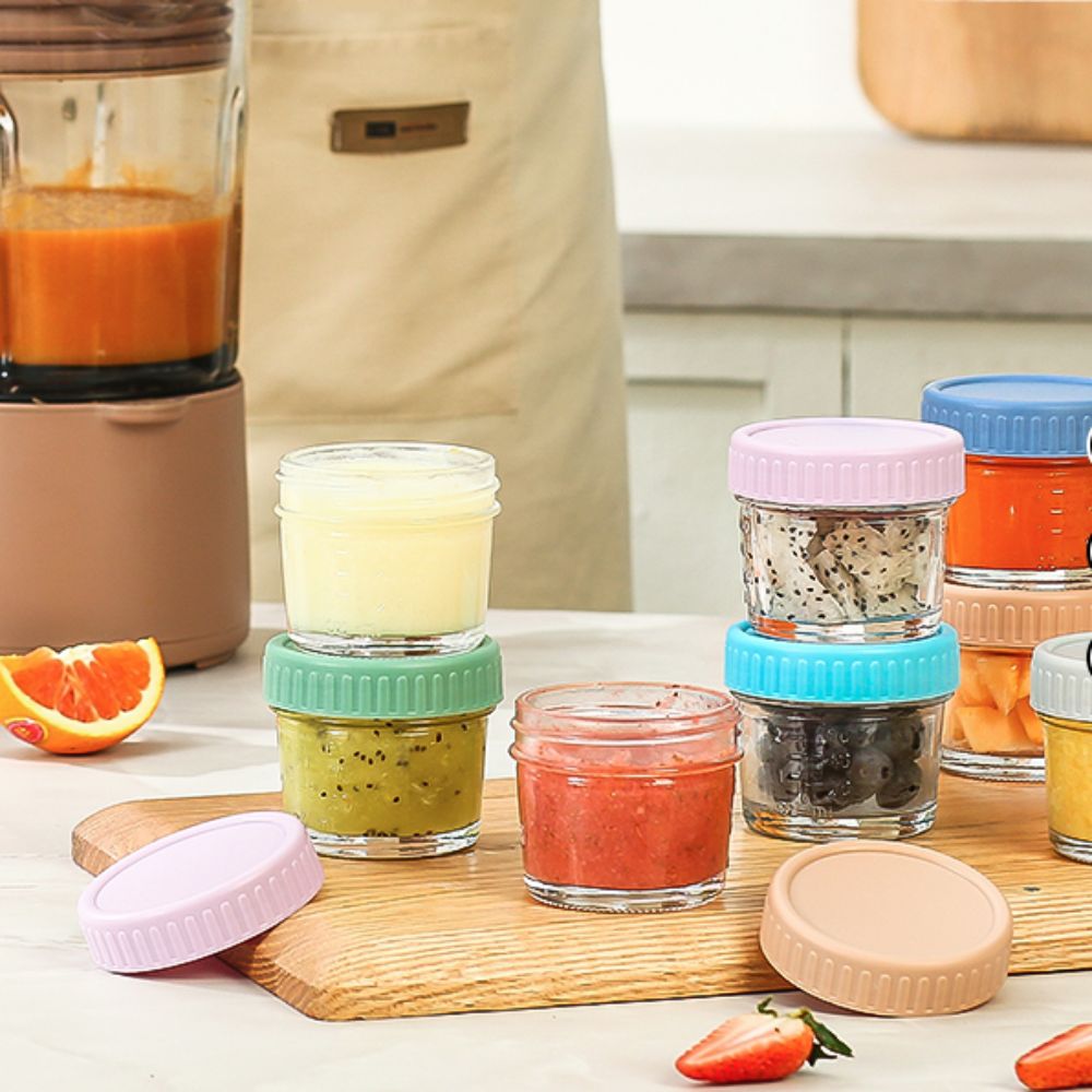 6 шт., стеклянная банка Mason  – обзор и цена Salad Container Jar