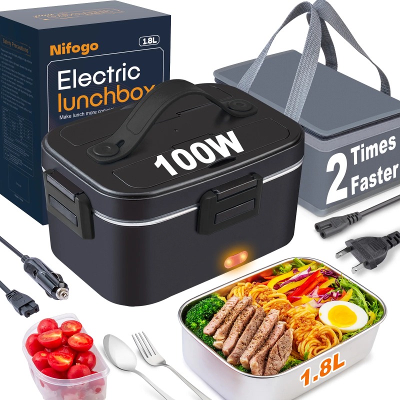 Электрический ланч-бокс с подо – обзор и цена Stainless Bento Box