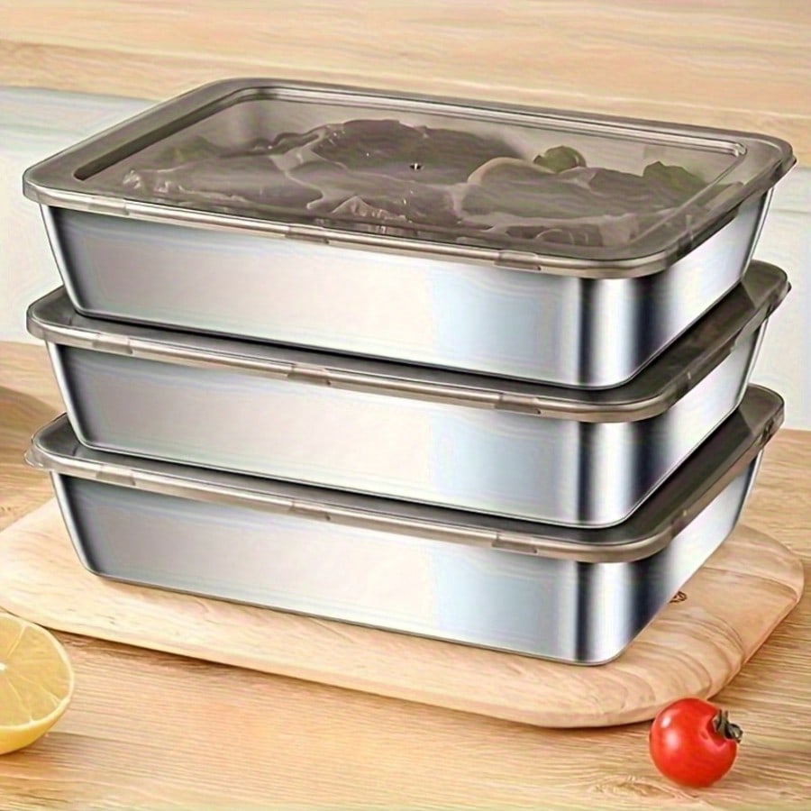 6 шт. (3 коробки + 3 крышки) Н – обзор и цена Meal Prep Lunch Boxes
