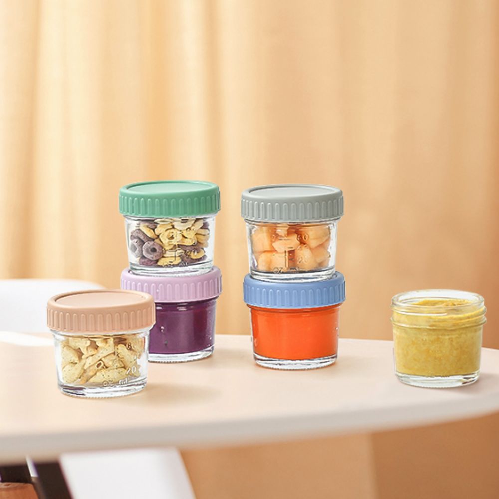 6 шт. стеклянная банка для дет – обзор и цена Salad Container Jar