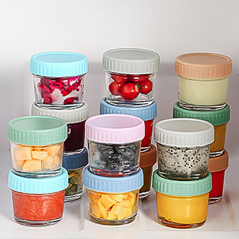 Набор из 6 многоразовых стекля – обзор и цена Salad Container Jar