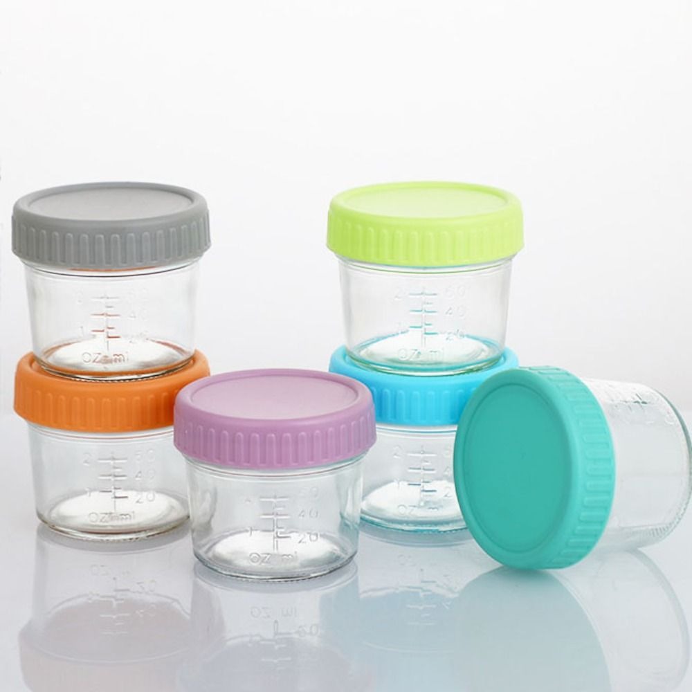 Набор из 6 многоразовых стекля – обзор и цена Salad Container Jar