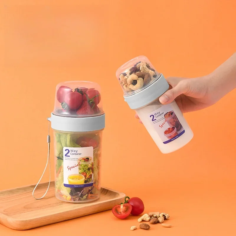 Набор контейнеров для завтрака – обзор и цена Salad Container Jar