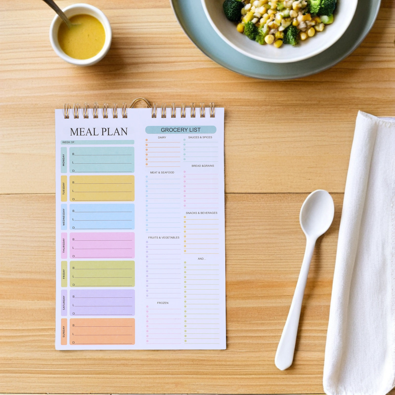 Еженедельный планировщик питан – обзор и цена Meal Prep Grocery List