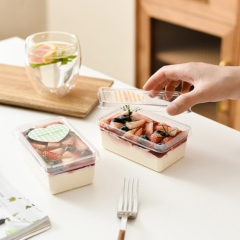 Прозрачная коробка для десерто – обзор и цена Salad Container Jar
