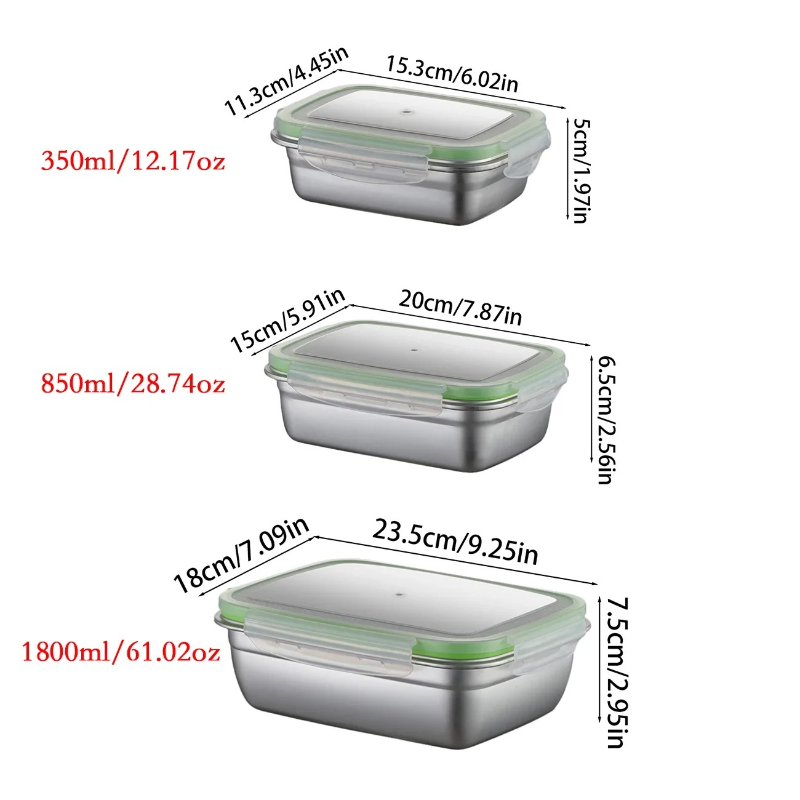 Набор ланч-боксов из нержавеющ – обзор и цена Stainless Bento Box