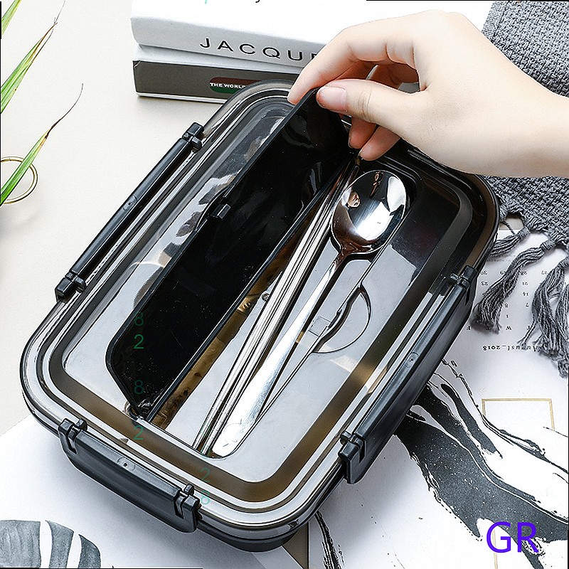 Портативный ланч-бокс для студ – обзор и цена Stainless Bento Box