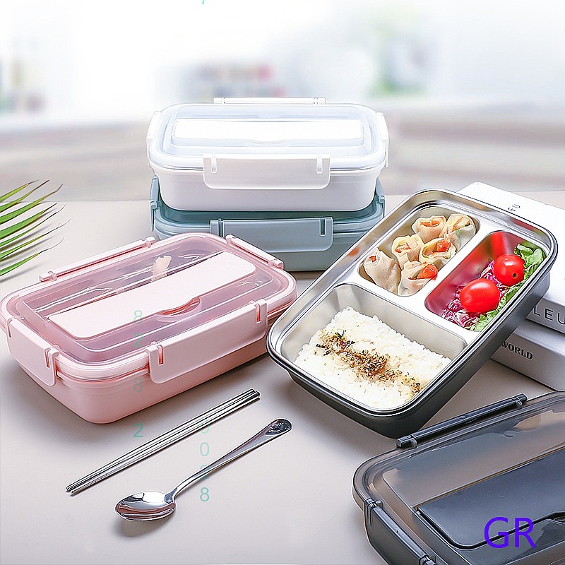 Портативный ланч-бокс для студ – обзор и цена Stainless Bento Box