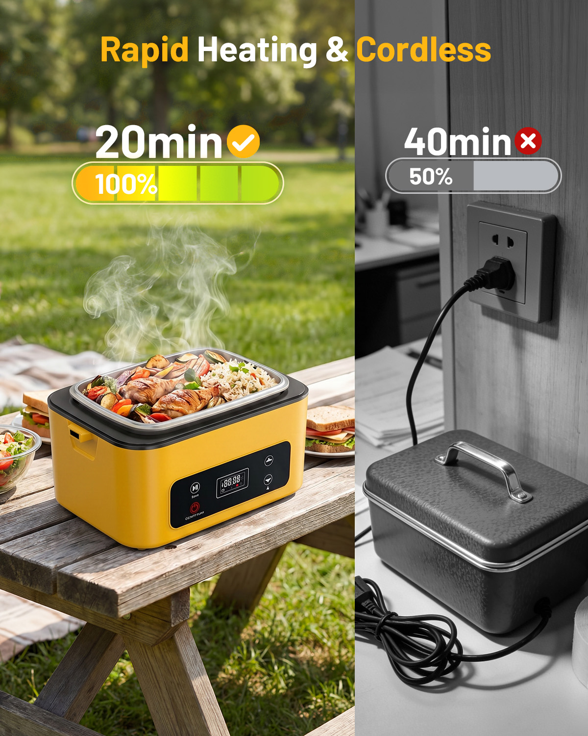 Портативный термоконтейнер для – обзор и цена Stainless Bento Box