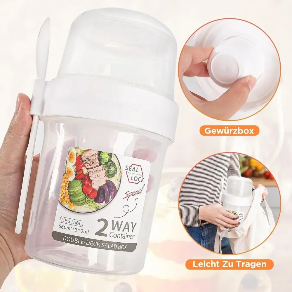 Чашка для салата, чашки для за – обзор и цена Salad Container Jar