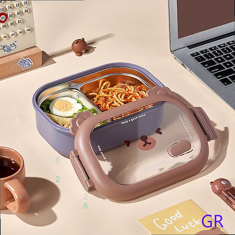 Милый термос-ланчбокс из нержа – обзор и цена Stainless Bento Box