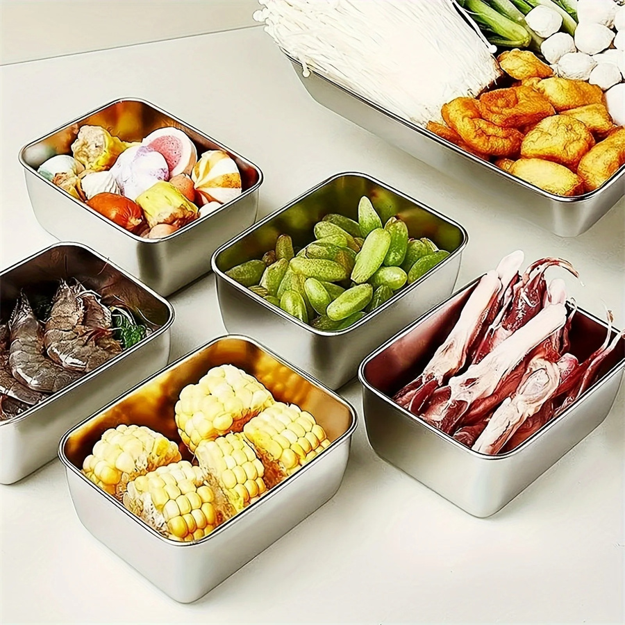 1/3/5 шт., коробка для хранени – обзор и цена Stainless Bento Box