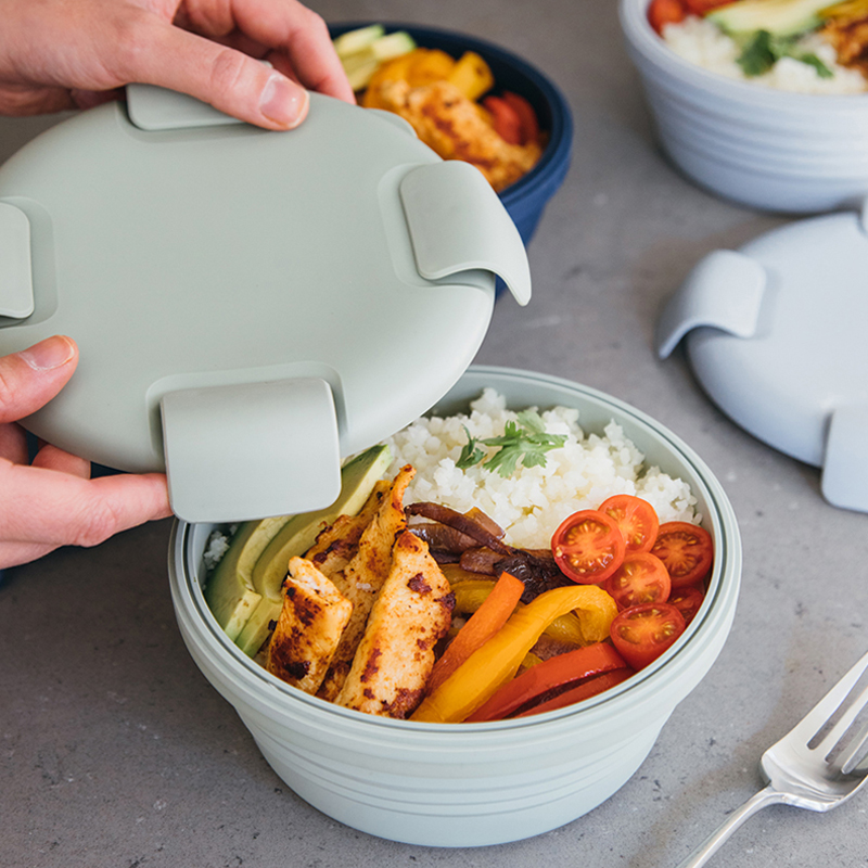 Складная миска Bayzon, 36 унци – обзор и цена Meal Prep Cold Lunches