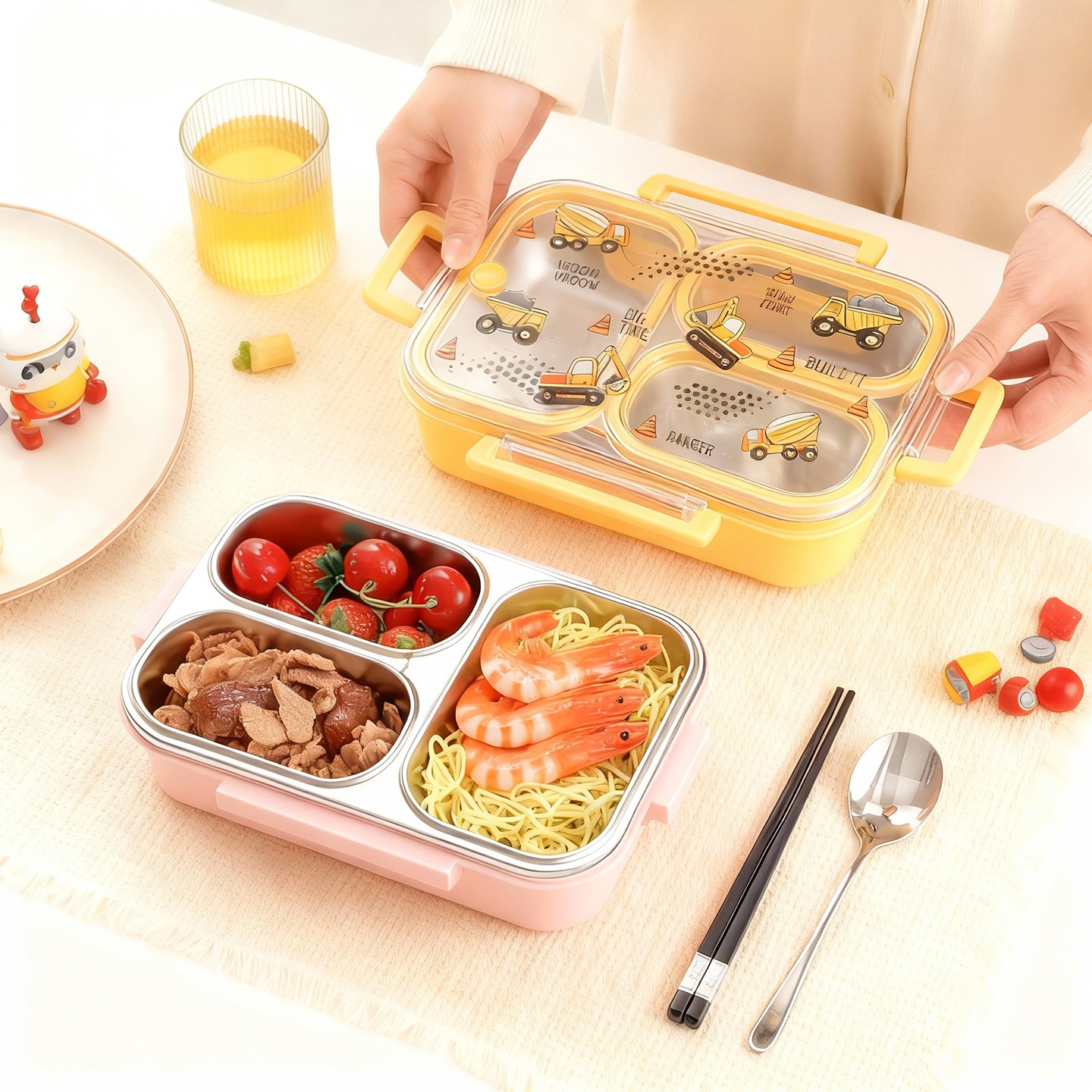 Большой детский ланч-бокс с ру – обзор и цена Meal Prep Lunch Boxes
