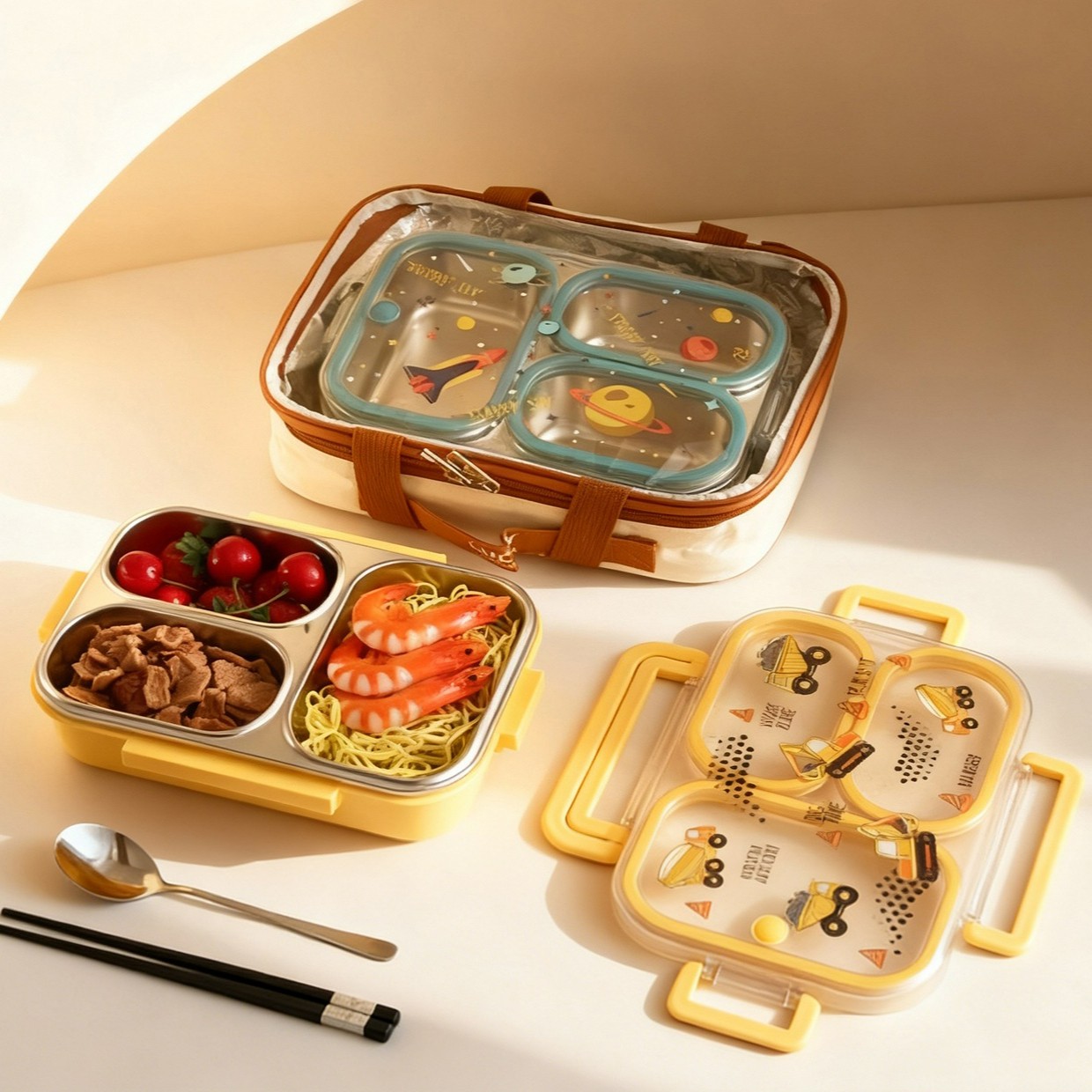 Большой детский ланч-бокс с ру – обзор и цена Meal Prep Lunch Boxes